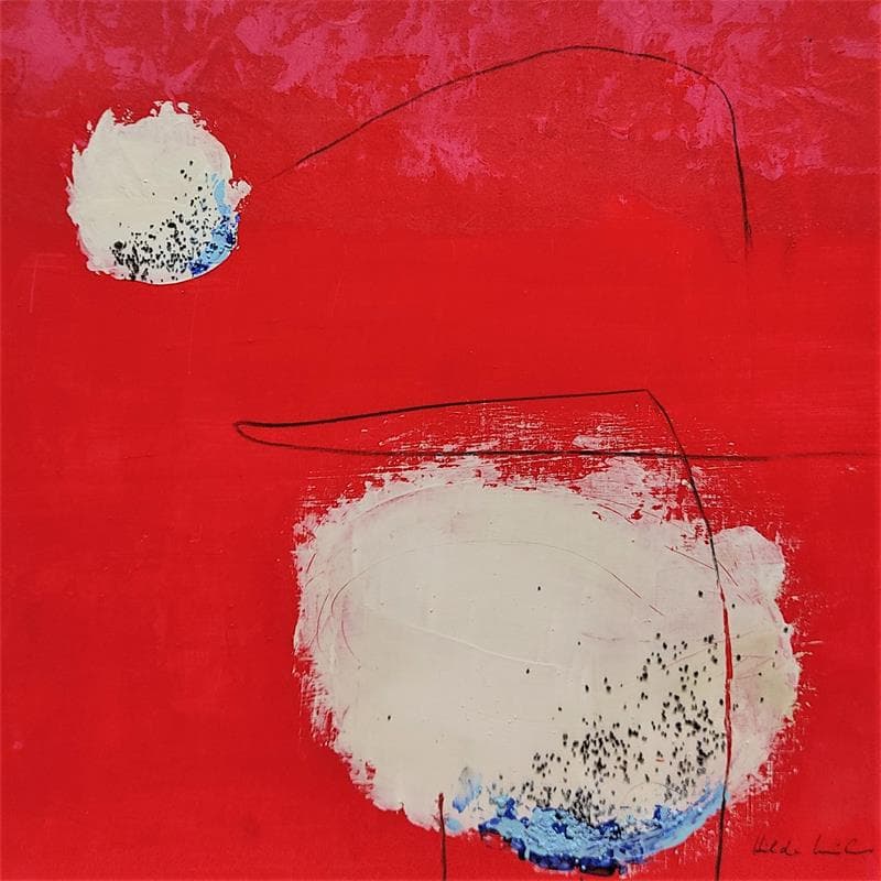Painting LN30 by Wilms Hilde | Painting Abstract Minimalist