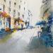Gemälde Sous le Parasol von Raffin Christian | Gemälde Figurativ Urban Öl Acryl
