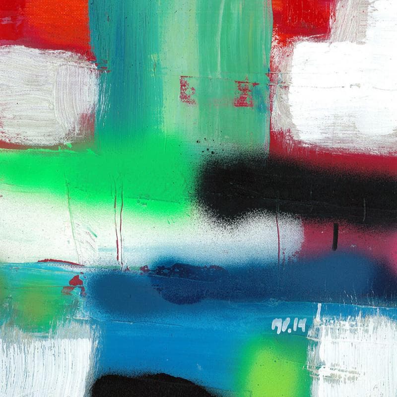 Painting Sans titre 38 by Pedersen Morten | Painting Abstract Mixed Minimalist