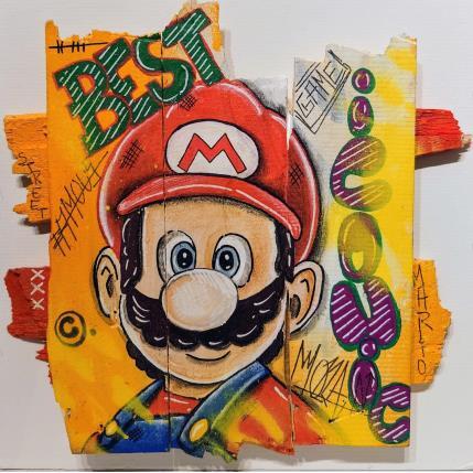 Peinture Mario par Molla Nathalie  | Tableau Pop-art Icones Pop