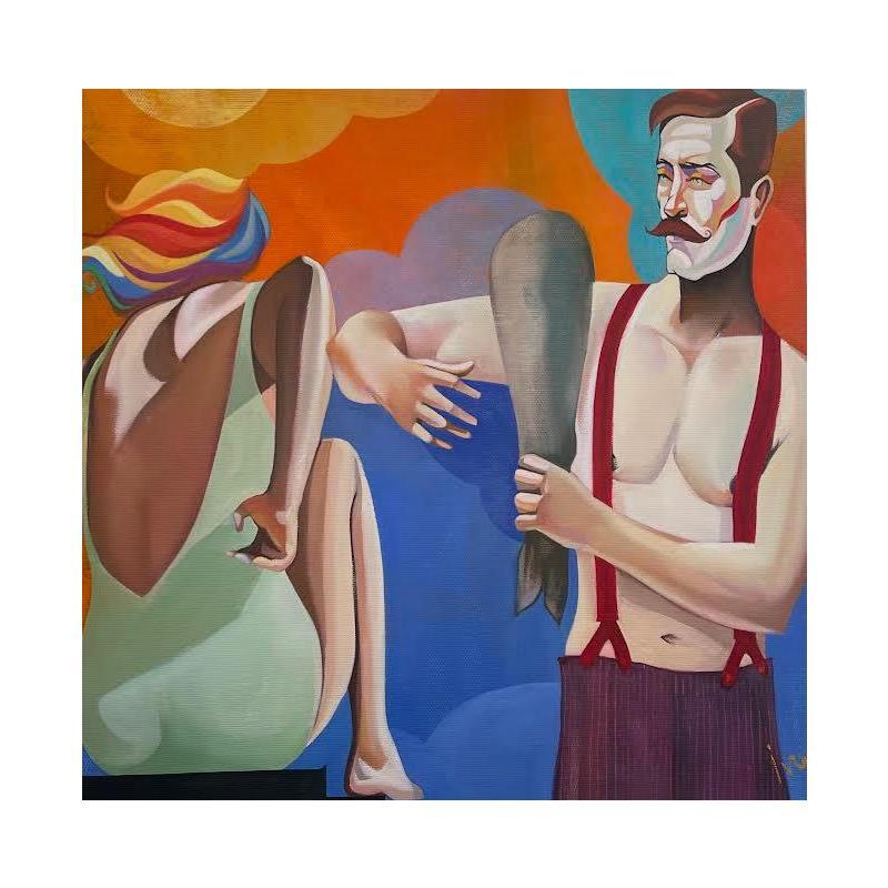 Painting Discrepancy by Petrov Ivo | Painting Figurative Oil