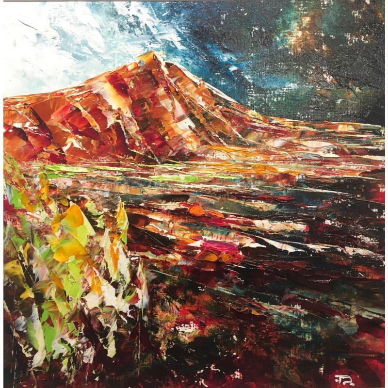 Painting Le montagne Sainte Victoire en automne 1 by Reymond Pierre | Painting Figurative Oil Landscapes