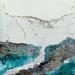 Gemälde F1_1218 POESIE GIVREE von Depaire Silvia | Gemälde Abstrakt Landschaften Marine Minimalistisch Acryl Tinte Sand
