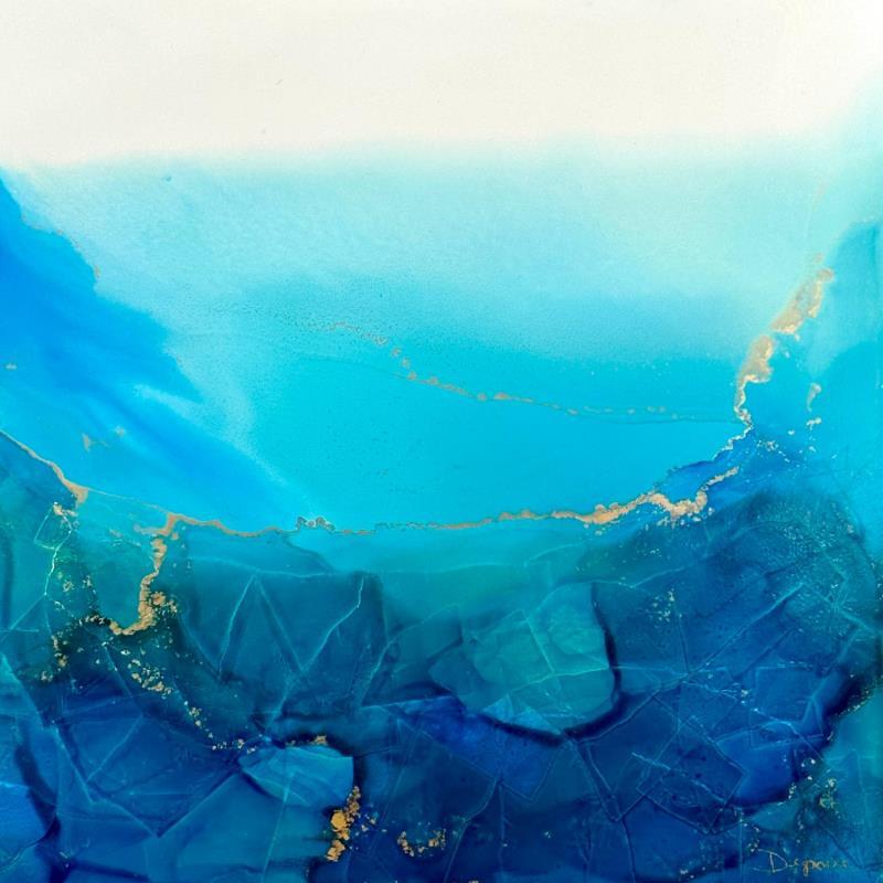 Gemälde F3_1387 POESIE MARINE von Depaire Silvia | Gemälde Abstrakt Landschaften Marine Minimalistisch Acryl Tinte