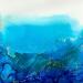 Painting F4 _1393 POESIE MARINE by Depaire Silvia | Painting Abstract Landscapes Marine