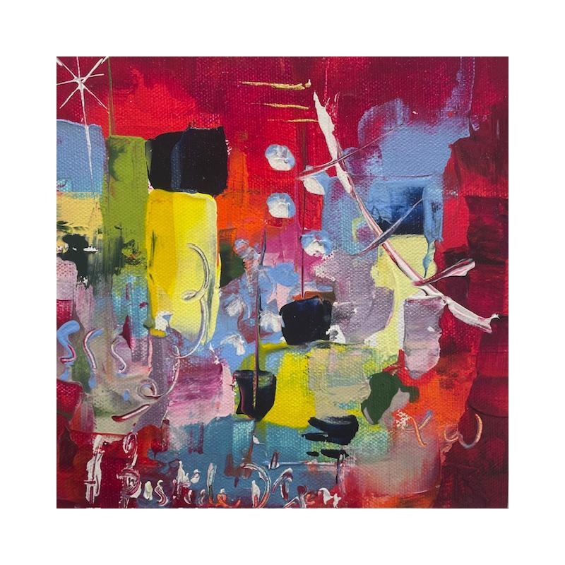 Painting En voyage by Bastide d´Izard Armelle | Painting Abstract Oil Architecture, Pop icons