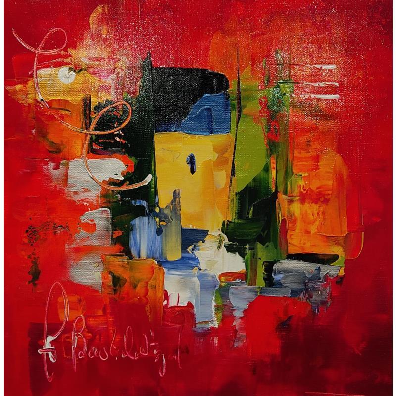 Peinture Un brin d'insouciance par Bastide d´Izard Armelle | Tableau Abstrait Huile