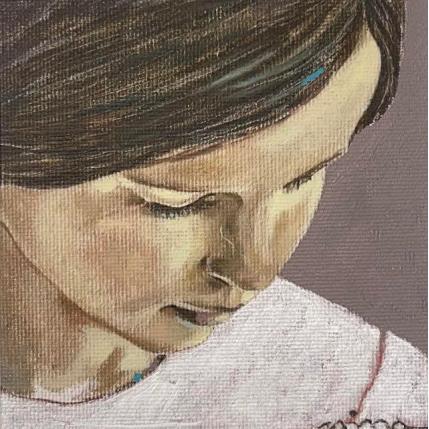 Peinture Portrait of a girl par Petrova Nina | Tableau Figuratif Acrylique