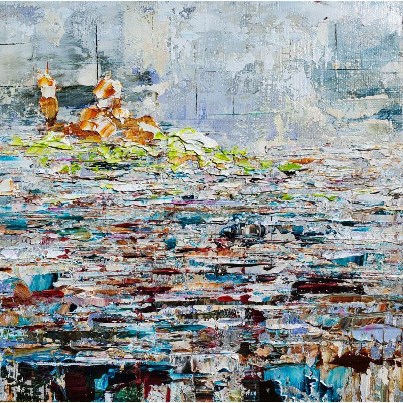 Gemälde PAris Montmartre & sacré coeur #5 von Reymond Pierre | Gemälde Figurativ Landschaften Urban Öl