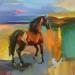 Painting Impressive Prospects by Bond Tetiana | Painting Figurative Nature Animals Oil