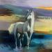 Painting Surprise Me by Bond Tetiana | Painting Figurative Animals Oil