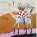 Painting Le café Ambulant  by Colin Sylvie | Painting Raw art Animals