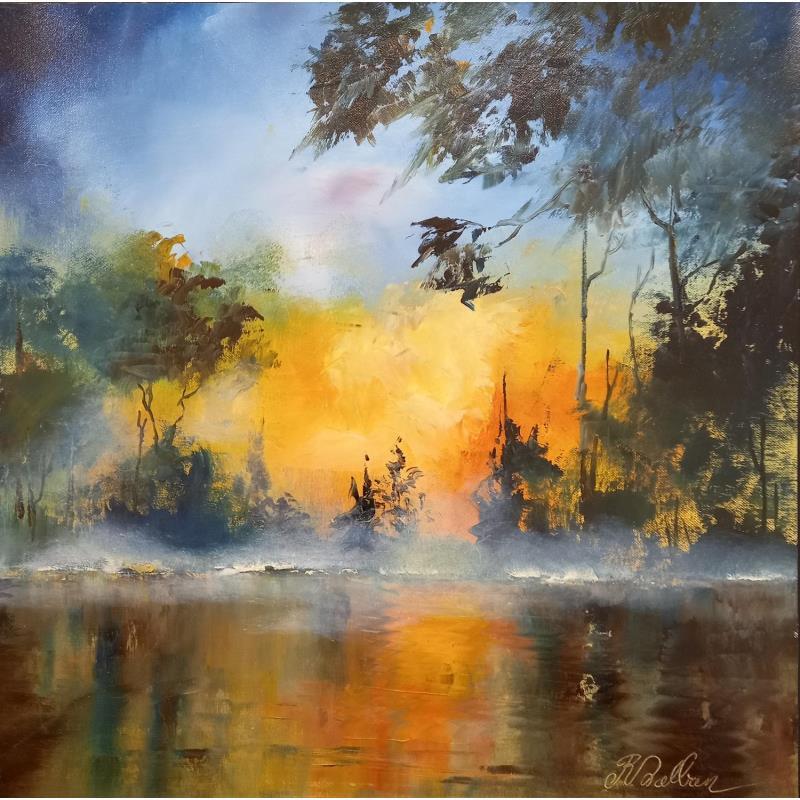 Painting Adagio by Dalban Rose | Painting Figurative Landscapes Oil