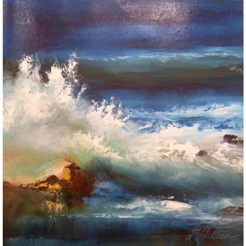Gemälde Force 7 von Dalban Rose | Gemälde Figurativ Landschaften Marine Öl
