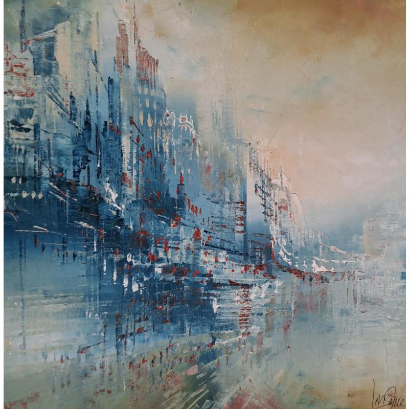 Gemälde brume et reflets von Levesque Emmanuelle | Gemälde Figurativ Öl