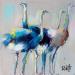 Painting Entre copines by Dubost | Painting Figurative Animals Oil Acrylic