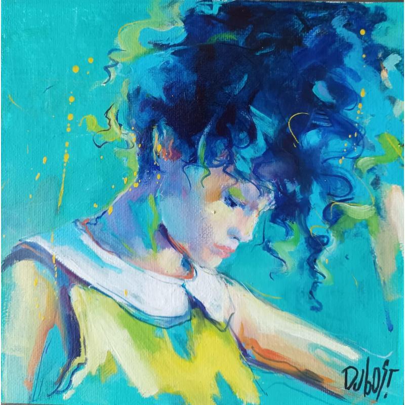 Painting Anna by Dubost | Painting Figurative Acrylic, Oil Pop icons, Portrait