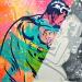 Painting super love bi colors by Kedarone | Painting Pop-art Pop icons Graffiti