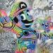 Peinture mario star par Kedarone | Tableau Pop-art Icones Pop Graffiti