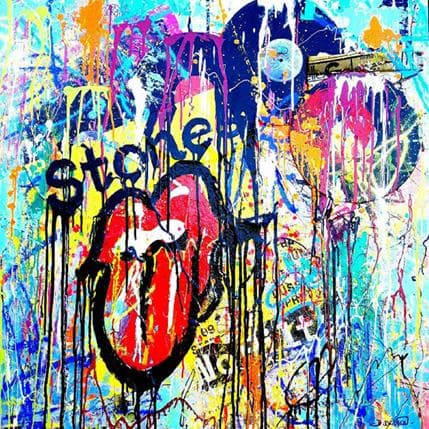 Painting Musique by Drioton David | Painting Pop art Mixed Pop icons
