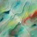 Peinture Opale céladon par Baroni Victor | Tableau Abstrait Minimaliste Acrylique