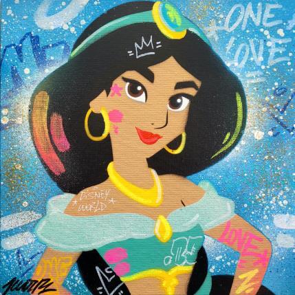 Peinture Jasmine  par Kedarone | Tableau Street Art Graffiti Icones Pop