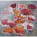 Painting Coquelicot by Rocco Sophie | Painting Raw art Acrylic