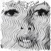 Gemälde Bardot lignes  von Wawapod | Gemälde Pop-Art Porträt Kino Modus Acryl