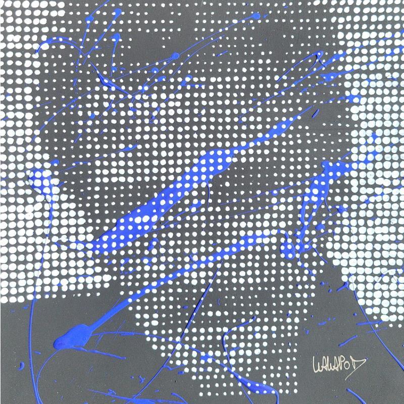 Painting Johnny Splash Bleu  by Wawapod | Painting Pop-art Portrait Pop icons Acrylic Posca