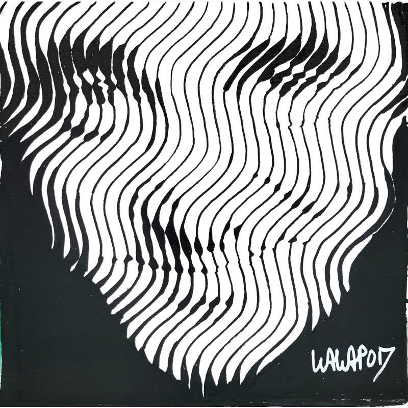 Painting Aznavour by Wawapod | Painting Pop-art Portrait Music Acrylic