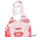 Painting Mona Monroe rouge  by Wawapod | Painting Pop-art Pop icons Acrylic
