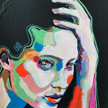 Painting Conversations Silencieuses : perturbâme by Coco | Painting Figurative Acrylic, Ink Pop icons, Portrait