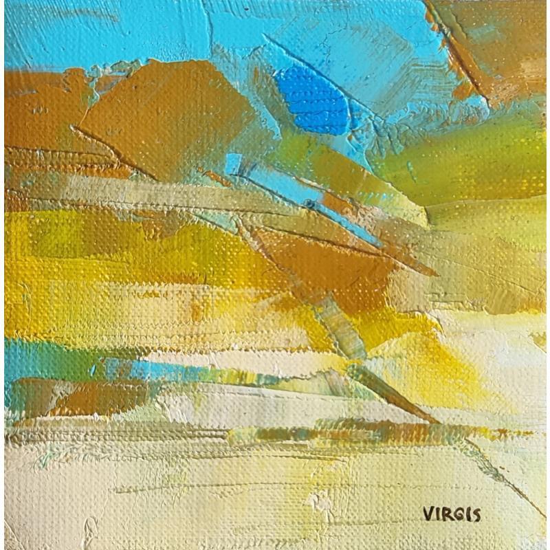 Painting Sunny by Virgis | Painting Abstract Oil Minimalist