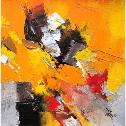 Tableau contemporain vertical orange  Tableau abstrait, Abstrait, Tableau  contemporain