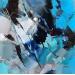 Gemälde Rhythm in blue von Virgis | Gemälde Abstrakt Minimalistisch Öl