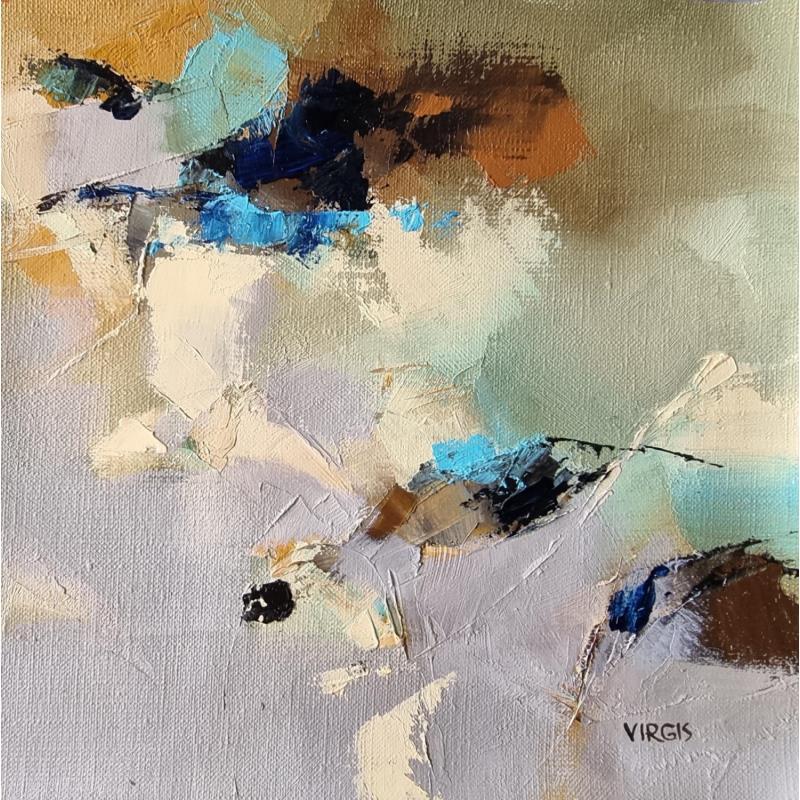 Painting Somewhere by Virgis | Painting Abstract Minimalist Oil