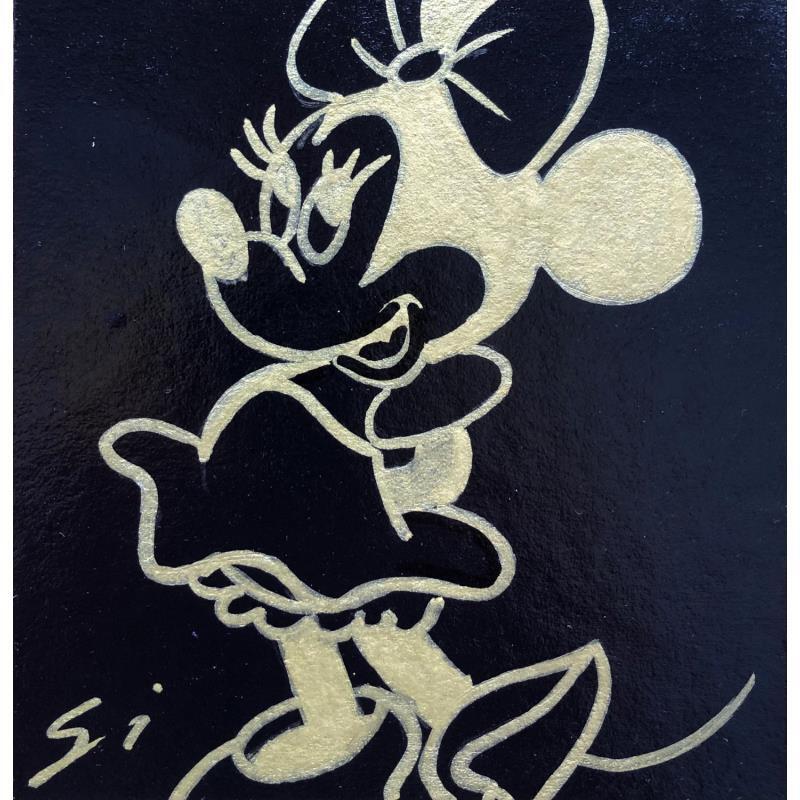 Painting MINNIE GOLD by Mestres Sergi | Painting Pop-art Pop icons Acrylic