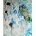 Gemälde AIGLE DE MER-LEOPARD von Geiry | Gemälde Materialismus Landschaften Natur Tiere Holz Acryl Harz Pigmente Marmorpulver