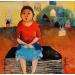 Gemälde M11 von Abiy | Gemälde Figurativ Alltagsszenen Kinder Öl