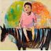 Peinture M9 par Abiy | Tableau Figuratif Animaux Enfant Huile