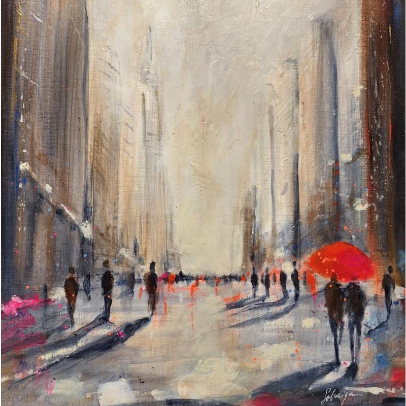 Painting All we need is love by Solveiga | Painting Figurative Urban Acrylic