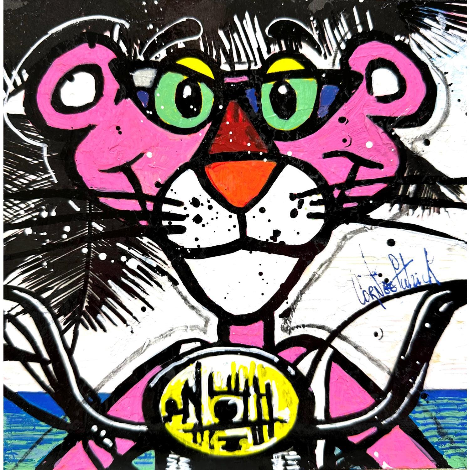 Pink Panther Pop Art Painting 