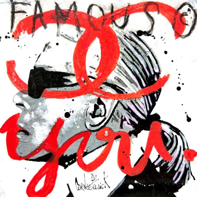 Painting Karl Lagerfeld is famous by Cornée Patrick | Painting Pop-art Cinema, Pop icons, Portrait