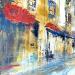 Painting Il était 16h15 by Raffin Christian | Painting Figurative Urban Oil Acrylic