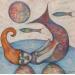 Painting The siren by Casado Dan  | Painting Raw art Marine Acrylic Gluing