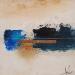 Painting Abstraction #1694 by Hévin Christian | Painting Abstract Minimalist Oil Acrylic