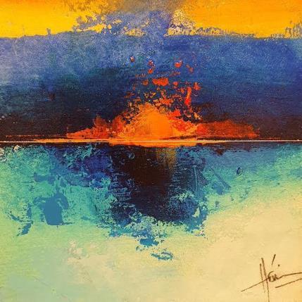 Painting Abstraction #1685 by Hévin Christian | Painting Abstract Acrylic, Oil Minimalist
