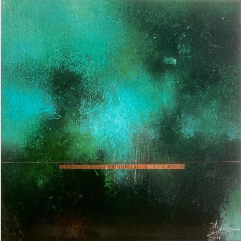 Painting Abstraction #1667 by Hévin Christian | Painting Abstract Acrylic, Oil Minimalist