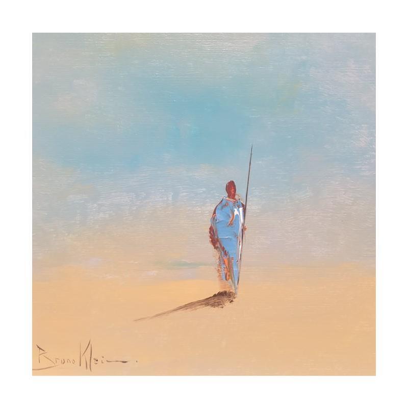 Painting Dans le silence by Klein Bruno | Painting Figurative Marine Oil