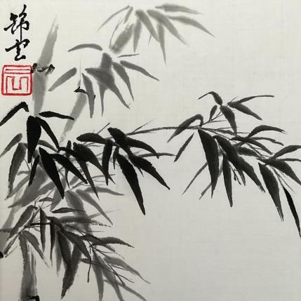Gemälde Bamboux 1 von Tayun | Gemälde Figurativ Tinte Natur